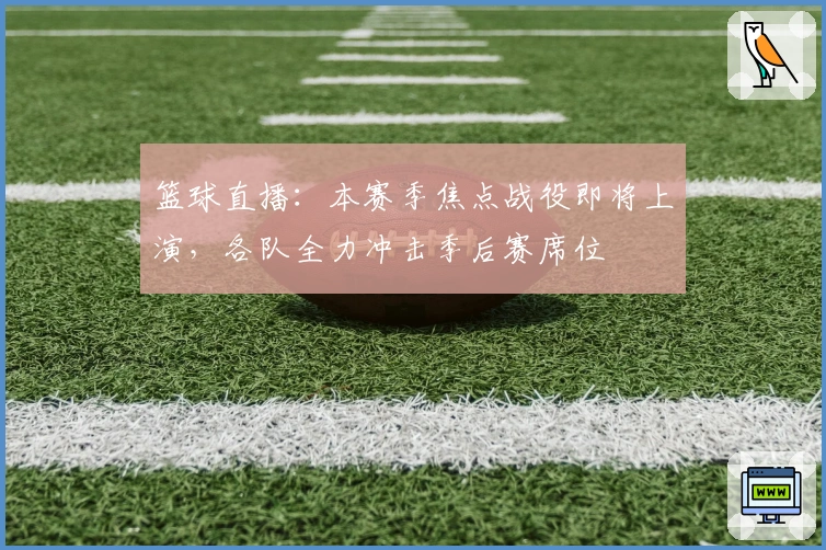 篮球直播：本赛季焦点战役即将上演，各队全力冲击季后赛席位